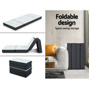 Giselle Bedding Foldable Mattress Folding Foam Sofa Bed Mat Bamboo-7
