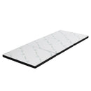 Giselle Folding Mattress 5cm Single Foldable Foam Bamboo Portable Camping Guest Bed Mat-11