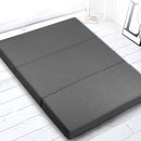 Giselle Bedding Foldable Mattress Folding Foam Double Grey-7