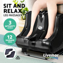 Livemor Foot Massager Massagers Shiatsu Electric Roller Ankle Calf Leg Kneading Black-3