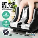 Livemor Foot Massager Massagers Shiatsu Electric Roller Ankle Calf Leg Kneading Silver-3