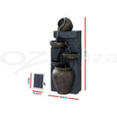 Gardeon Solar Water Feature Cascading Fountain 5 Tiered Bowl Bird Bath 99CM-7