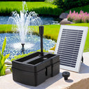 Gardeon Solar Submersible Water Pond Fountain Pump with Filter Box 4.6FT 470L/H-7