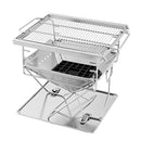 Grillz Fire Pit BBQ Grill with Carry Bag Camping-1