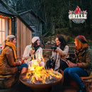 Grillz Fire Pit Bowl Cast Iron Rustic 70cm-10