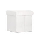 Artiss Ottoman Storage Foot Stool Vanity Square Teddy-7