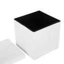 Artiss Ottoman Storage Foot Stool Vanity Square Teddy-3