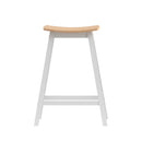 Artiss 2x Bar Stools Wooden Chairs Oak-3