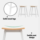 Artiss 4x Bar Stools Wooden Chairs Oak-5