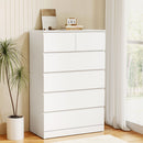 Artiss 6 Chest of Drawers - PEPE White-1