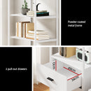 Artiss Bookshelf Display Shelf 2 Drawers 152CM White-8