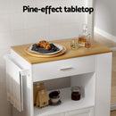 Artiss Kitchen Island Trolley Rolling Serving Cart-6