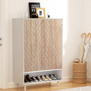 Artiss Shoe Rack Cabinet 24 Pairs 6-tier White-1