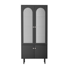 Artiss Buffet Sideboard Cupboard Cabinet Black-5