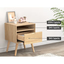 Artiss Bedside Table Drawers Side Table Shelf Storage Cabinet Nightstand GORR-5