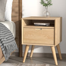 Artiss Bedside Table Drawers Side Table Shelf Storage Cabinet Nightstand GORR-7