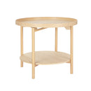 Artiss Coffee Table Side Table Round 70CM-1