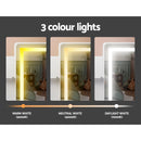 Artiss Dressing Table Set Stool Led White Doria-6