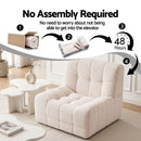 Artiss Set of 3 Sofa Modular Boneless Couches No Assembly White-4