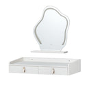 Artiss Dressing Table Floating LED White Daphne-1