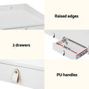 Artiss Dressing Table Floating LED White Daphne-5