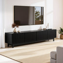 Artiss TV Unit Entertainment Unit Storage Cabinet 180cm Black-1