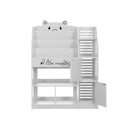 Keezi 4 Tiers Kids Bookshelf Storage Children Bookcase Toy Organiser Display-5
