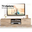 Artiss TV Cabinet Entertainment Unit 160cm Pine Charles-5