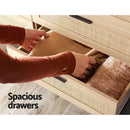 Artiss 6 Chest of Drawers - BRIONY Oak-7