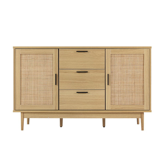 Artiss Rattan Buffet Sideboard - BRIONY Oak