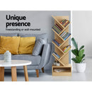 Artiss Tree Bookshelf 7 Tiers - ECHO Oak-5