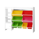 Keezi Kids Toy Box 8 Bins Bookshelf Storage Rack Organiser Toy Display-3