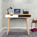Artiss Computer Desk Drawer Cabinet Shelf Oak 90CM-7