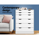 Artiss 6 Chest of Drawers - MYLA White-5