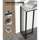 Artiss Console Table Marble Effect Frenisha-6
