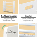 Keezi Kids Toy Box 12 Bins Bookshelf Organiser Children Storage Rack-7