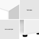 Artiss Computer Desk Bookshelf White 130CM-6