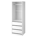 Artiss Wardrobe Clothes Closet Storage Organizer White-1