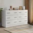 Artiss 6 Chest of Drawers - VEDA White-1