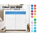 Artiss Buffet Sideboard LED - ARNO White-5