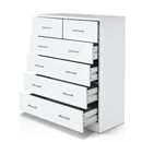 Artiss 6 Chest of Drawers - ANDES White-3