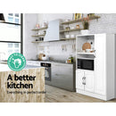 Artiss Buffet Sideboard - ARIA White-5