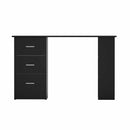 Artiss Computer Desk Drawer Shelf Cabinet Black 120CM-3