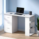 Artiss Computer Desk Drawer Shelf Cabinet White 120CM-7