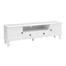 Artiss TV Cabinet Entertainment Unit 160cm White Kubi-3