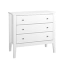 Artiss 3 Chest of Drawers - BRITTANY White-3