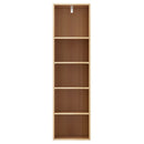 Artiss Bookshelf 5 Tiers MILO Pine-5