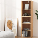 Artiss Bookshelf 5 Tiers MILO Pine-1