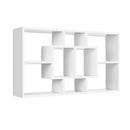 Artiss Floating Wall Shelves Bookshelf White-1