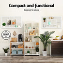 Artiss Floating Wall Shelves Bookshelf White-4